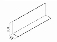 CORNIERE D ANGLE 5X10X 3 ML GRIS CORNIERE D ANGLE 5X10X 3 ML GRIS